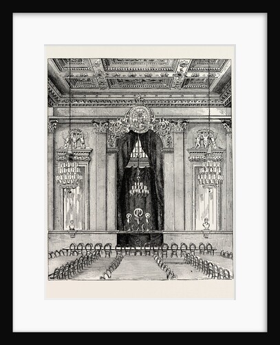 Interior of Goldsmith's Hall 1876 London by Anonymous