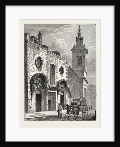 Whittington's Almshouses College Hill London by Anonymous