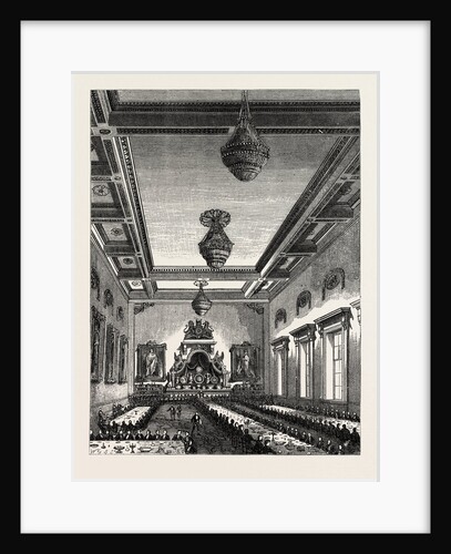 Interior of Grocers' Hall 1876 London by Anonymous