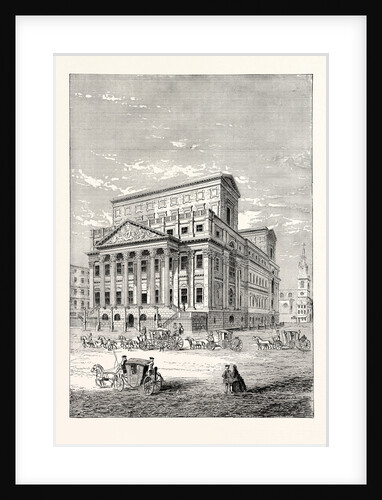 The Mansion House in 1750 London by Anonymous