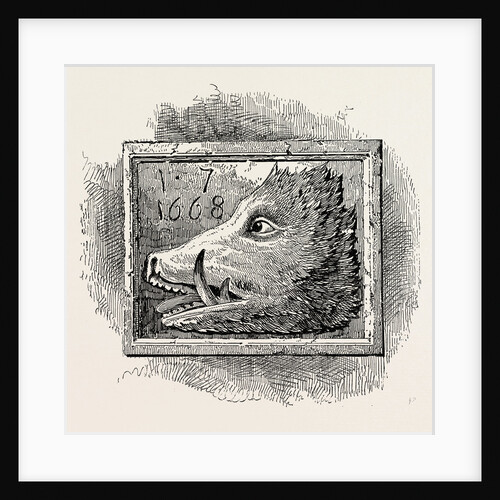 Old Sign of the Boar's Head London by Anonymous