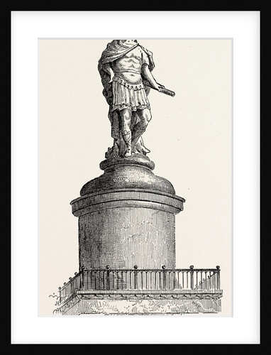 Wren's Original Design for the Summit of the Monument London by Anonymous
