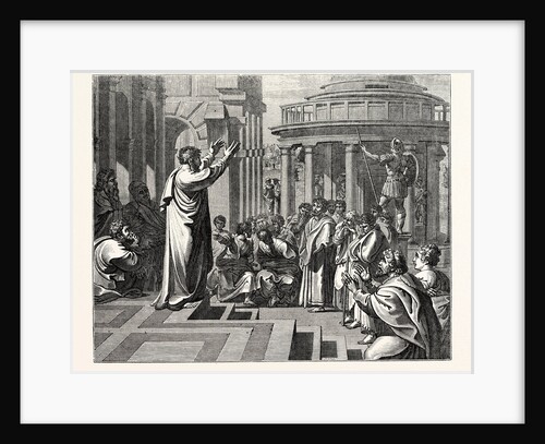 Paul Preaching at Athens by Anonymous