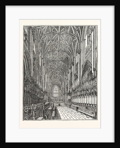 Interior of the Choir of York Minster by Anonymous