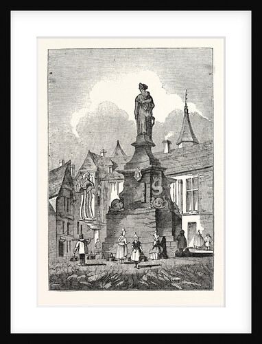 Statue of the Maid of Orleans at Rouen France by Anonymous