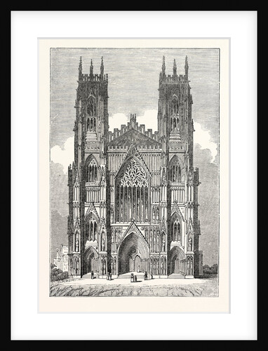 West Front of York Minster by Anonymous