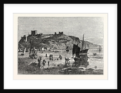 Dover Castle from the Beach Under Shakspeare's Cliff by Anonymous