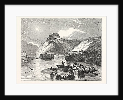 View of the Castle of Ehrenbreitstein from the Rhine by Anonymous