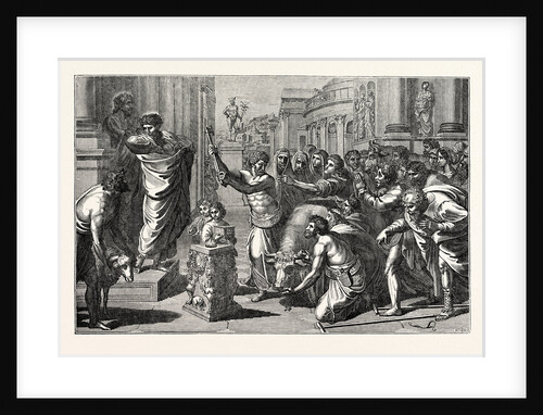 Sacrifice at Lystra by Anonymous