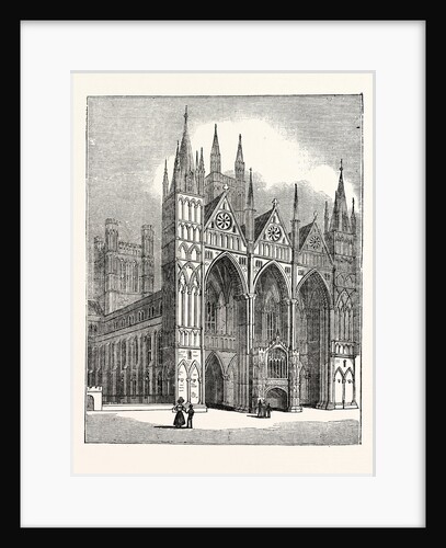 West Front of Peterborough Cathedral by Anonymous