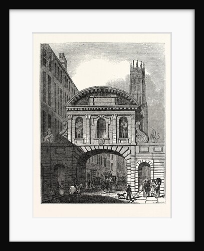 West Front of Temple Bar London by Anonymous