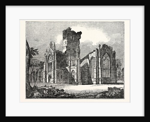South-East View of Melrose Abbey by Anonymous