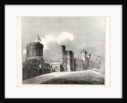 Windsor Castle. Round Tower and South Front by Anonymous