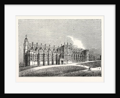 Windsor Castle: St. George's Chapel South Front by Anonymous