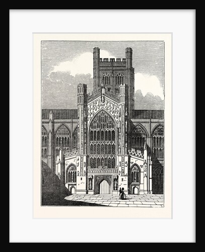 West Front of Bath Abbey-Church by Anonymous
