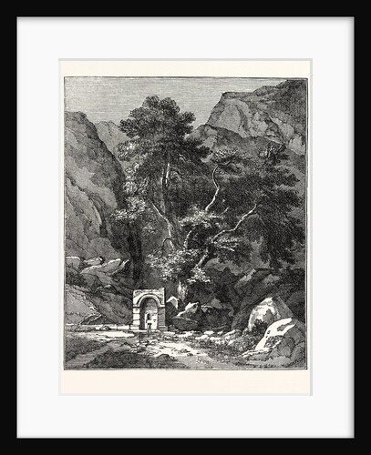 View of the Castalian Fountain by Anonymous