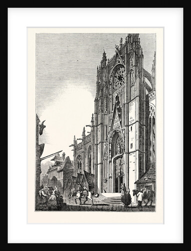 View of the North Side of the Church of St. Maclou by Anonymous