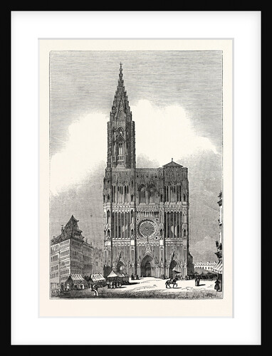 West Front of Strasburg Cathedral by Anonymous