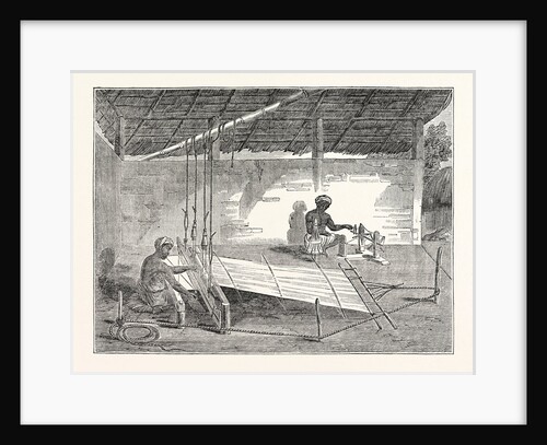 Weaving in Ceylon: Process of Weaving by the Cingalese by Anonymous