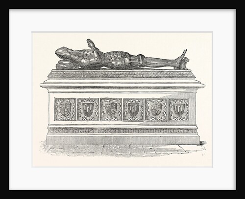Monument of Edward the Black Prince in Canterbury Cathedral by Anonymous