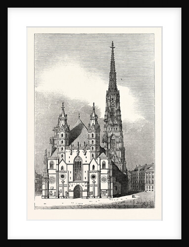 View of St. Stephen's Church at Vienna by Anonymous