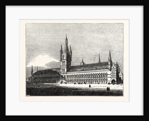 South Front of the Town Hall of Ypres by Anonymous
