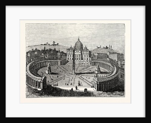 Bird's-Eye View of St. Peter's Rome by Anonymous