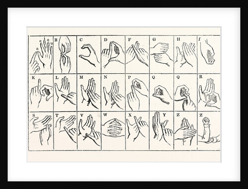 The Double-Handed Alphabet by Anonymous