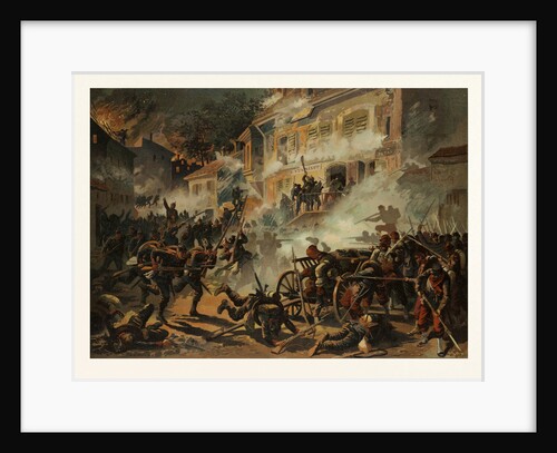 Storming of Chateaudun on the 8th of October, 1870, by the 22nd Infantry Division (43rd Brigade) by Anonymous