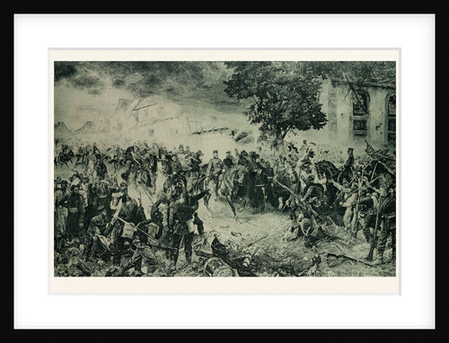 The Troops of the 3rd Army Greet the Victor of Woerth As He Passes Through Froschweiler on the Evening of the 6th of August by Anonymous
