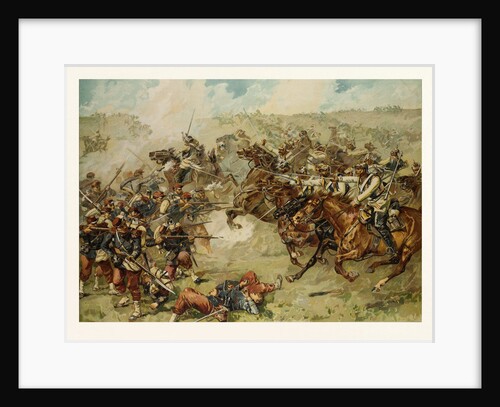Cuirassier Attack (Bredow'sche Cavalry Brigade) Near Vionville-Mars-La-Tour, on the 6th of August 1870 by Anonymous