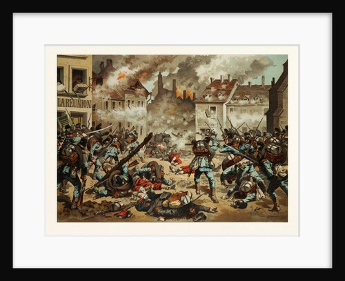 Street Fight in Bazeilles on the First of September, 1870 by Anonymous