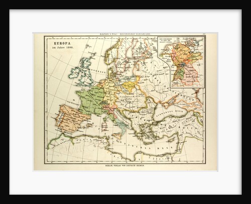 Map of Europe in 1808 by Anonymous