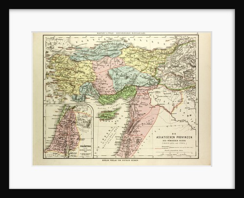 Map of the Asian Provinces of the Roman Empire (Small Asia and Syria) by Anonymous