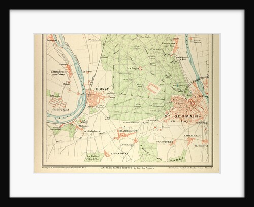 Map of St. Germain by Anonymous