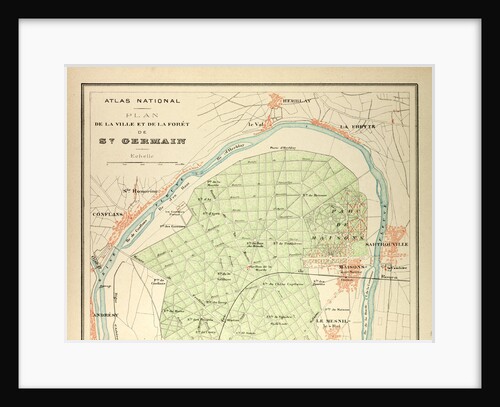 Map of St. Germain by Anonymous