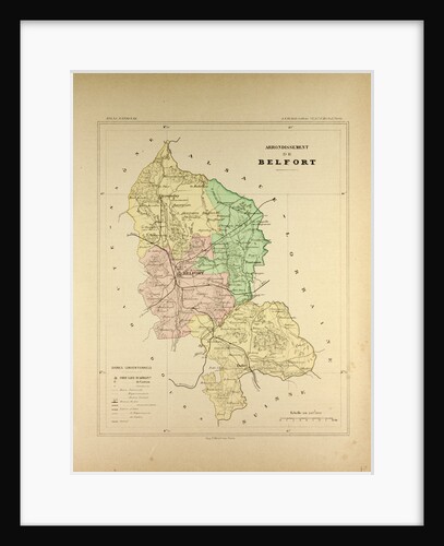 Map of Belfort by Anonymous