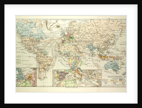 Old Map of the World by Anonymous