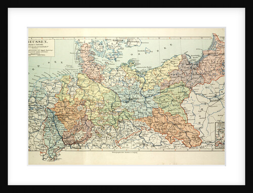 Map of Prussia by Anonymous