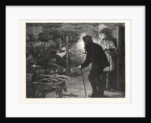 An Opium Den a Chinese City. China by Anonymous