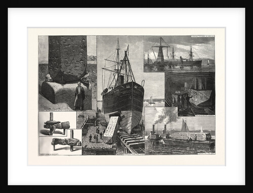 Obelisk, the Process Removal from Dessoug from Sketches F.S. Cozzens by Anonymous