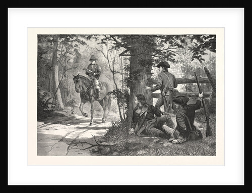 Capture of Andre, Horse, Horse Riding by Anonymous