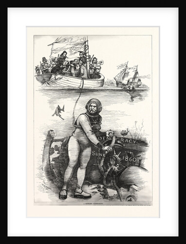 An Ancient Wreck. If I Only Had This Old Hulk Water above the Water and on the White House Dry-Dock by Anonymous