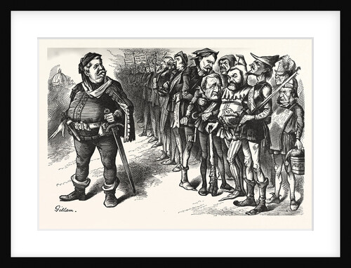 Falstaff Hancock His Ragged Regiment by Anonymous