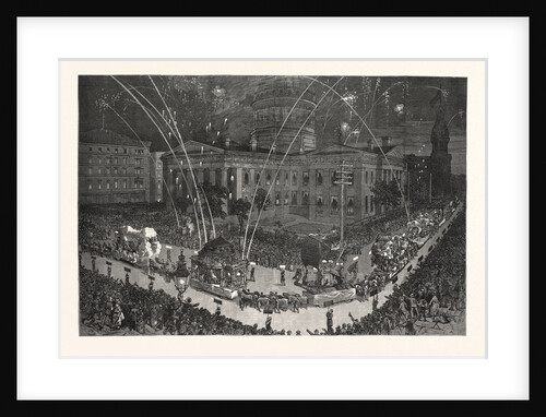 St. Louis Fair Procession the Veiled Prophets. from Sketches Photographs by John Scholten, St. Louis by Anonymous