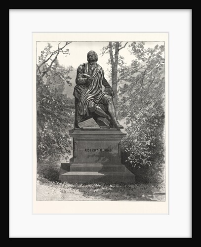 Robert Burns, the Statue Sir John Steell, Central Park. Photographed by Pach by Anonymous