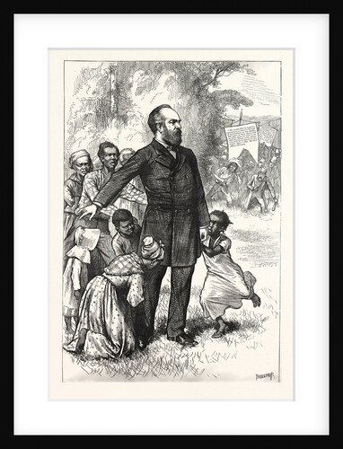 The Friend of the Freedmen, General Garfield by Anonymous