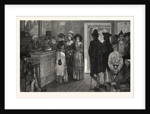 Women at the Polls in New Jersey in the Good Old Times by Anonymous