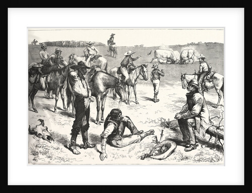 Among the Cow Boys, Cowboy, Cowboys, Western, Male by Anonymous