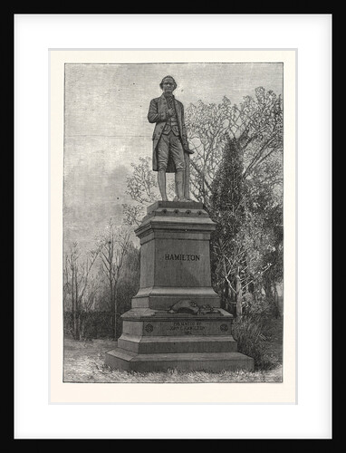 Statue Alexander Hamilton, Central Park by Anonymous